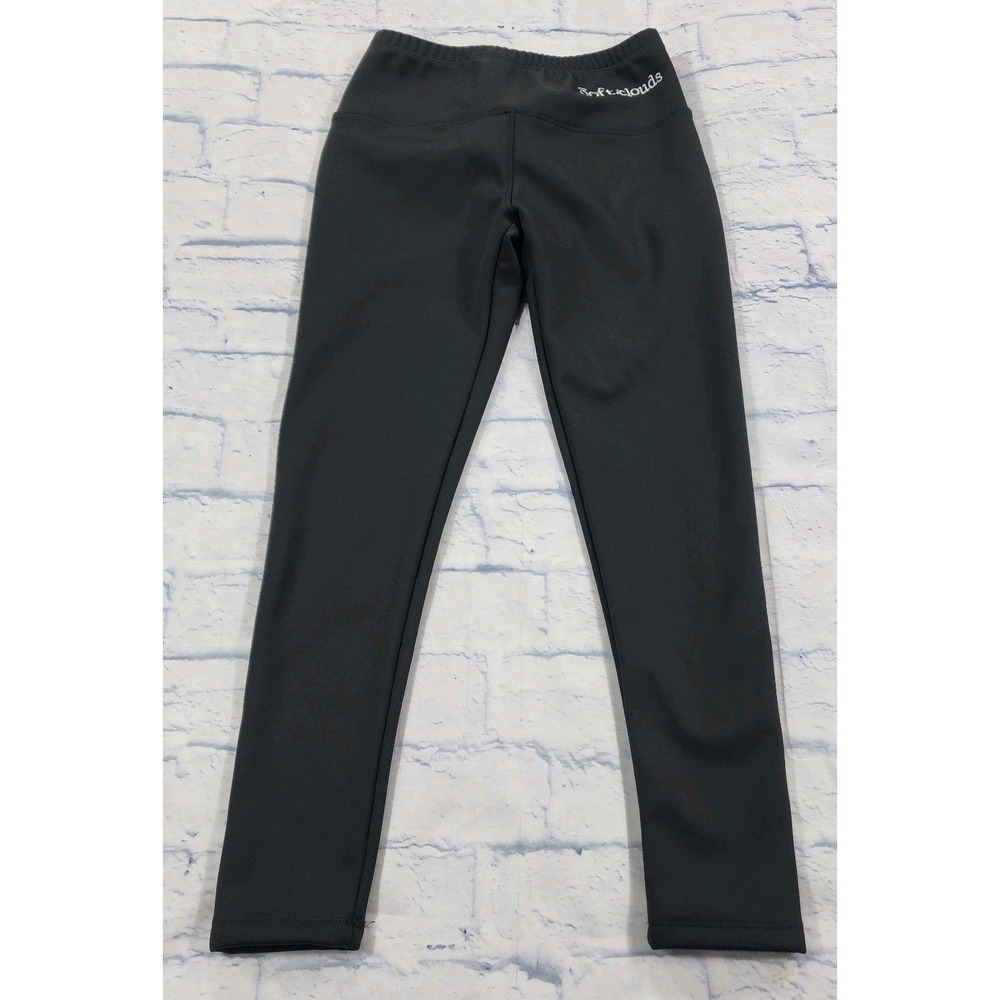 Soft Clouds Pants WOMENS SIZE M Warm Winter Black Fleece Lined Leggings